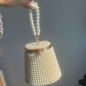 Pearl mini clutch